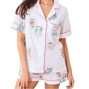 NWT Printfresh Seed Packet Shorts Pajama Set